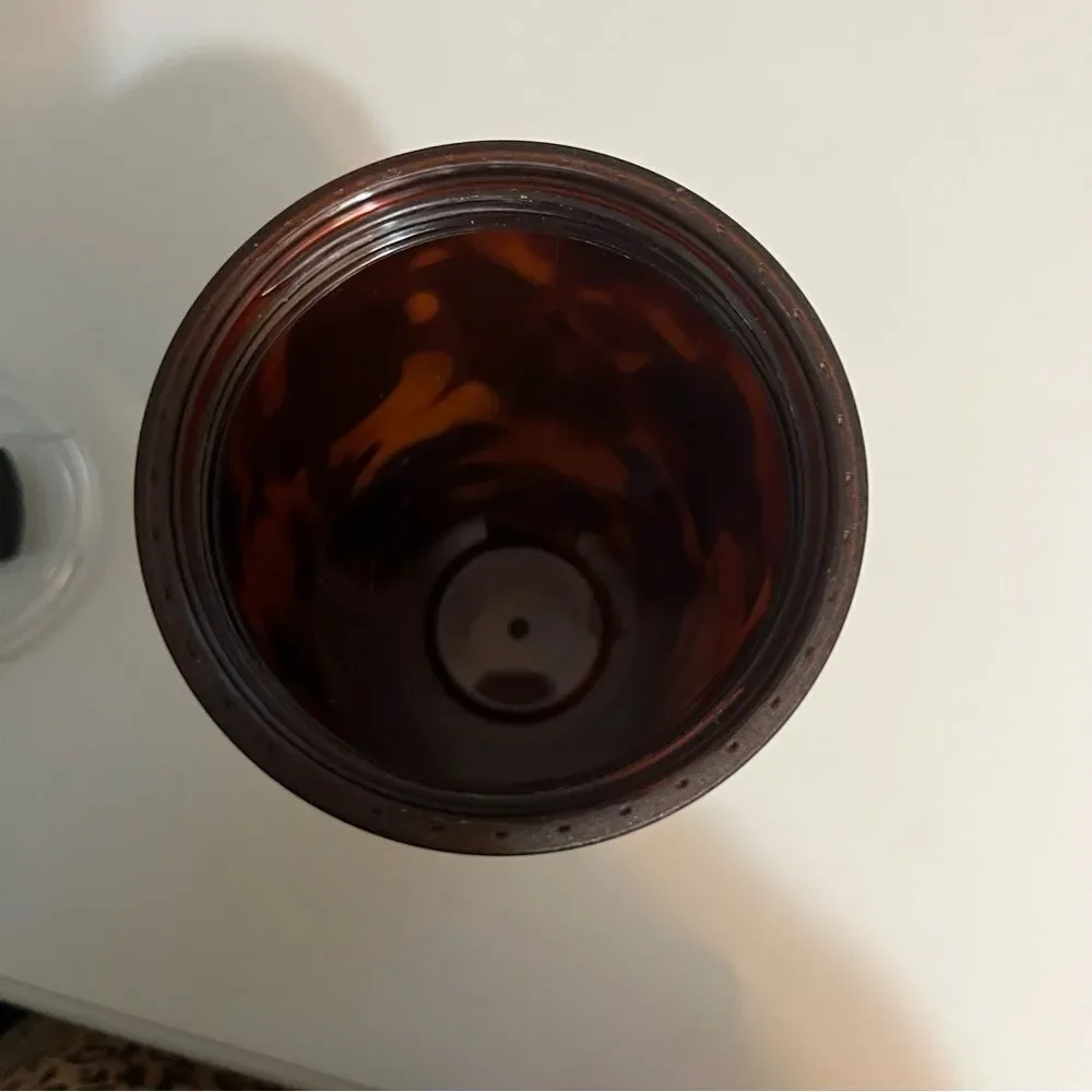 New Starbucks Brown Tortoise Shell 24oz Cold Hot Cup ToGo Tumbler - Picture 5 of 6